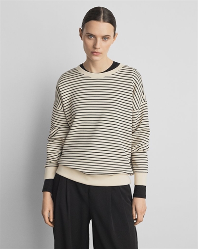 Msch Copenhagen - MSCHIma Q Sweatshirt - Oatmeal/ Black